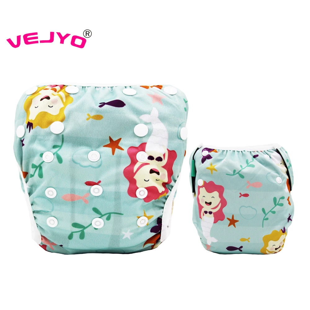 Многоразовая одежда для купания маленьких девочек ПУЛ Водонепроницаемый