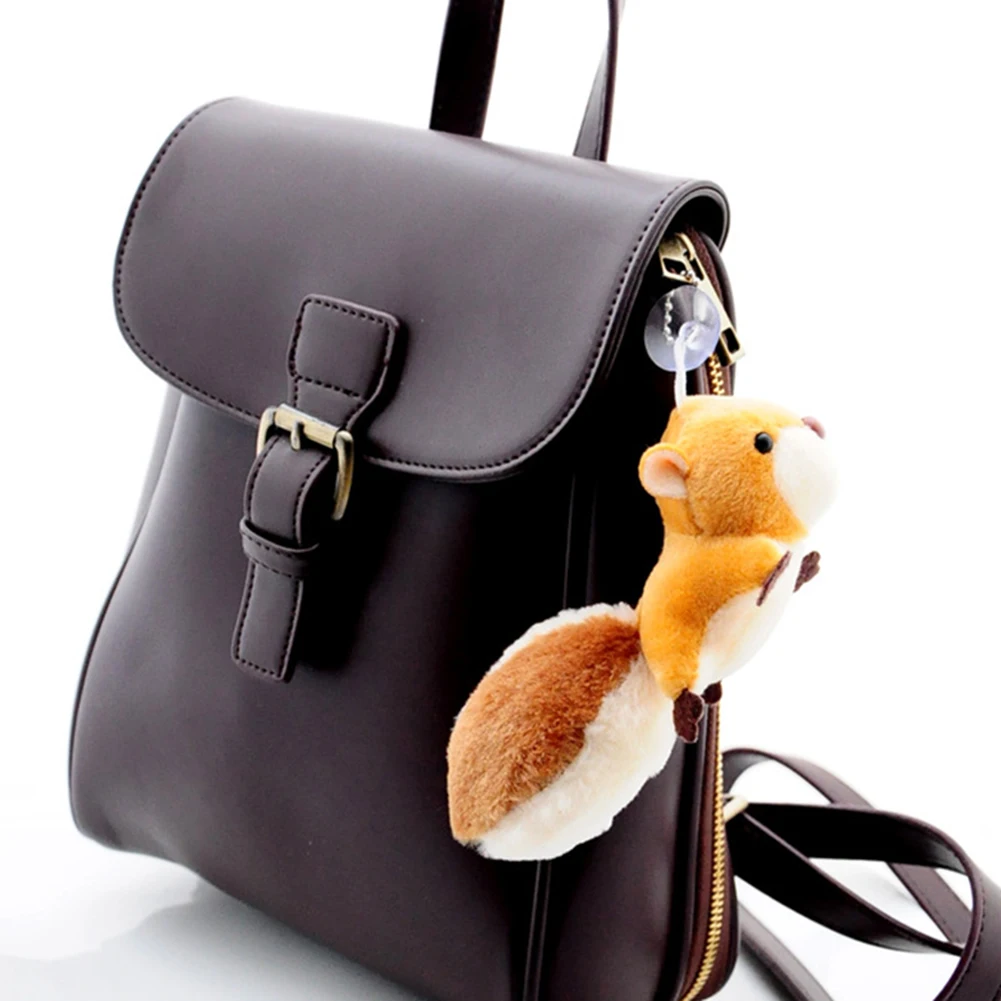 Плюшевая игрушка в виде белки милый брелок мягкая кукла подарки для девочек