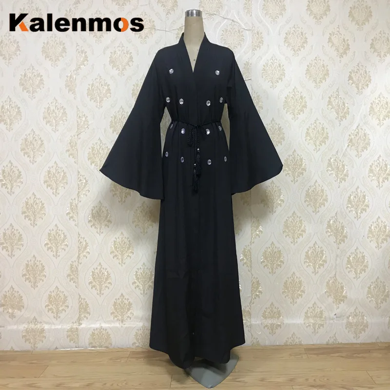 Мусульманский Кафтан-абайя Рамадан мусульманский кафтан женское платье Дубай