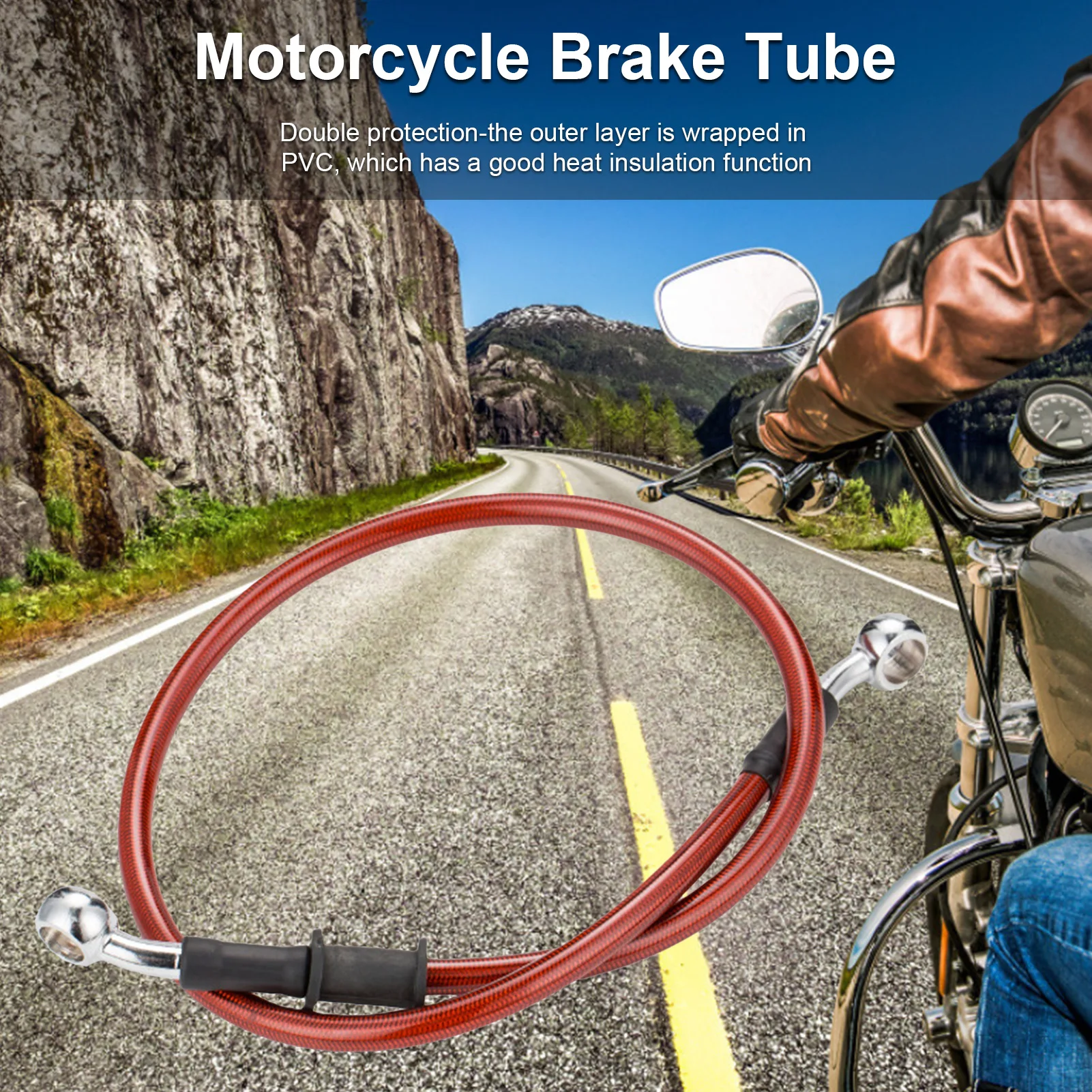Тормозной шланг для мотоцикла с двойной защитой широко используемый тормозной