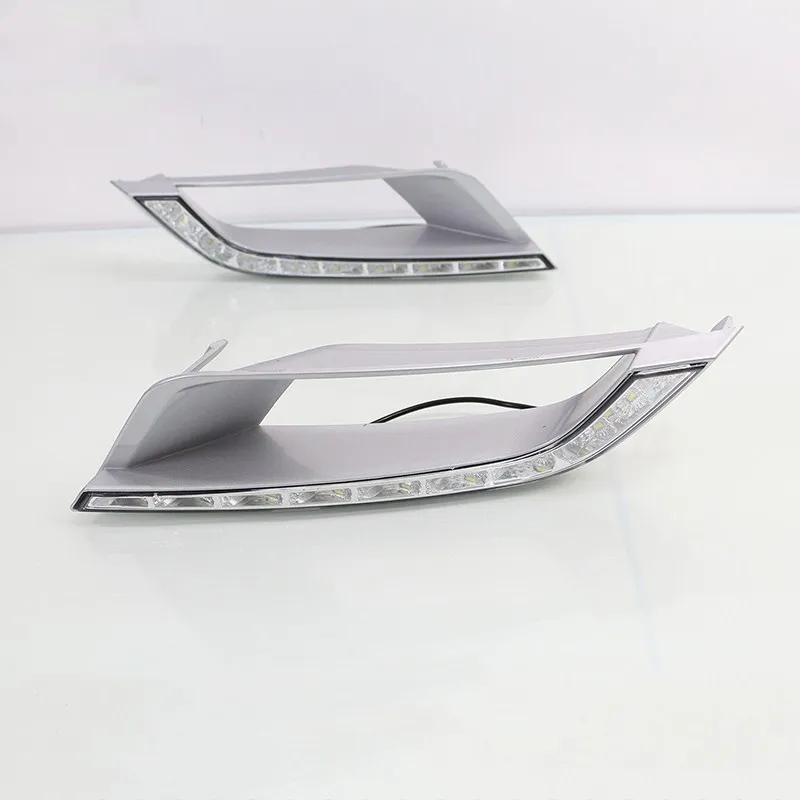 EOsuns led drl дневного света для ford ranger-18 с тусклым управлением, желтый сигнал поворота, беспроводной переключатель, квадратное отверстие