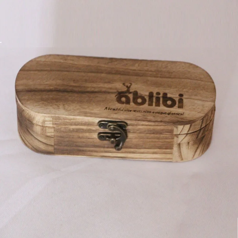 Zerosun чехол для солнцезащитных очков из натурального дерева коробка ручной работы