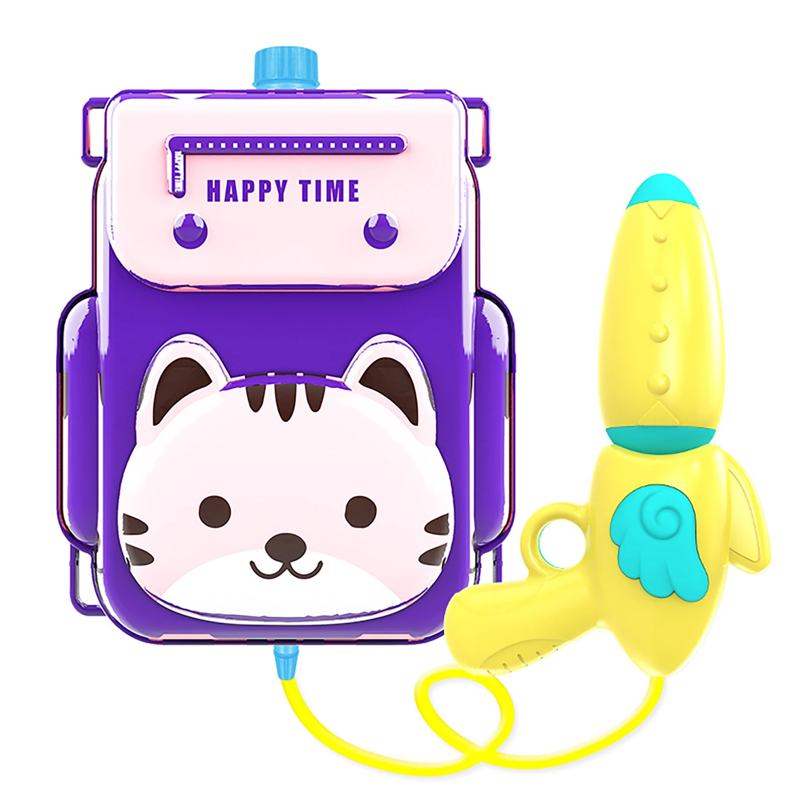 

Children Pull Summer Beach Water Spray Water War Boys And Girls Gift Backpack Water Gun Cartoon Shape Made Of Safe Material