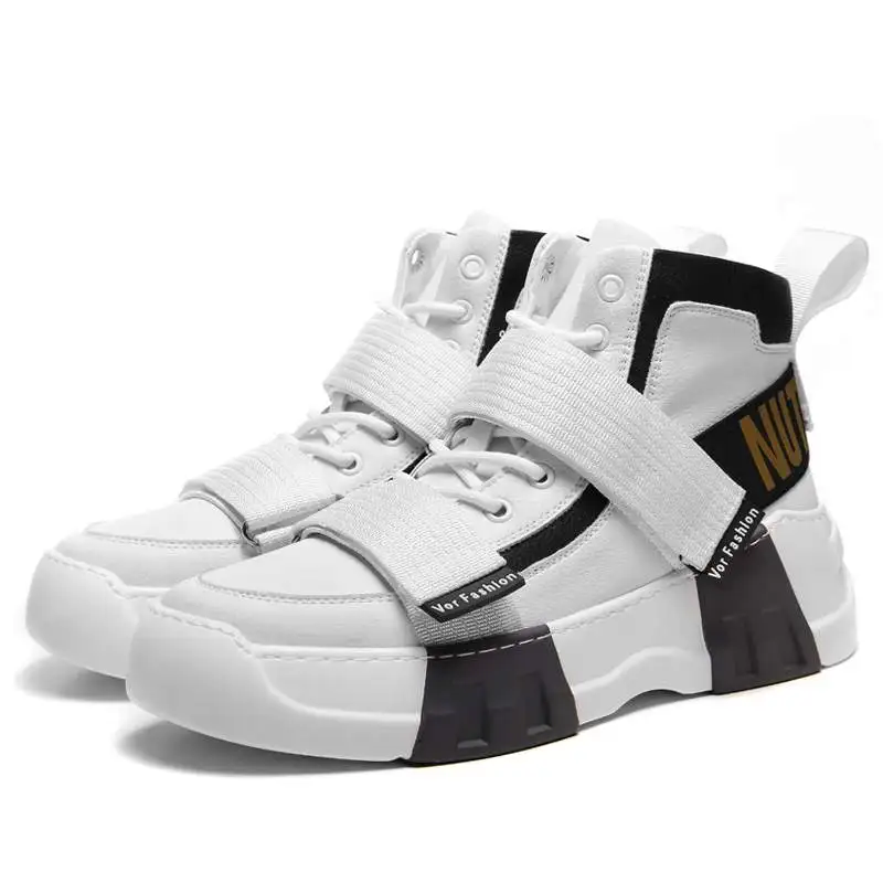 Мужская повседневная обувь на плоской подошве кожаные кроссовки большие размеры