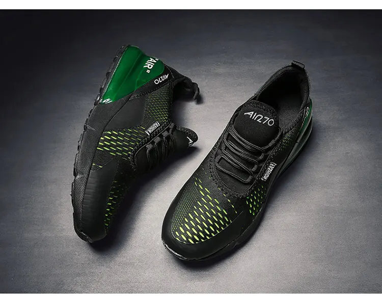 Кроссовки мужские Flyknit кроссовки Мужские дышащие 270 воздушные подушки спортивная обувь Нескользящая Мужская Спортивная обувь мужские chaussure homme