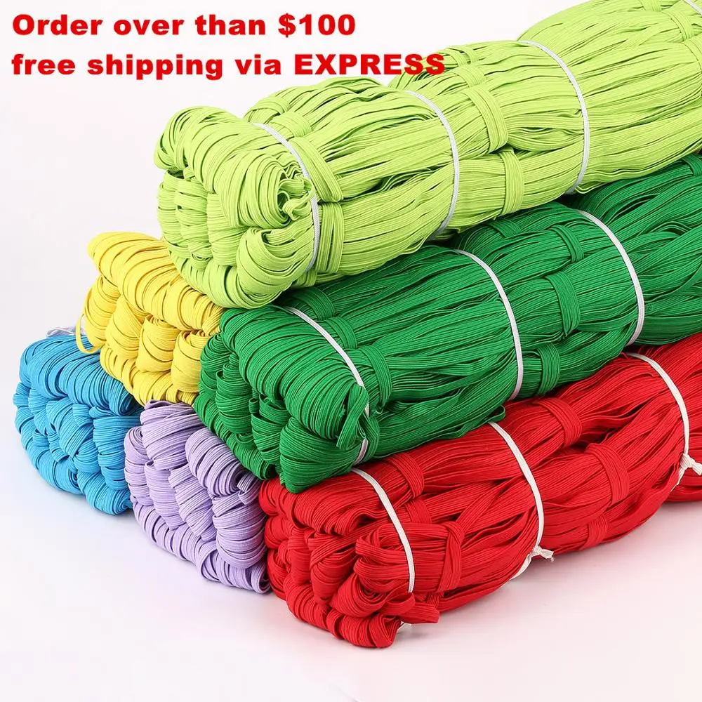 Женская плоская эластичная лента диаметром 6 мм высокоэластичная ткань из