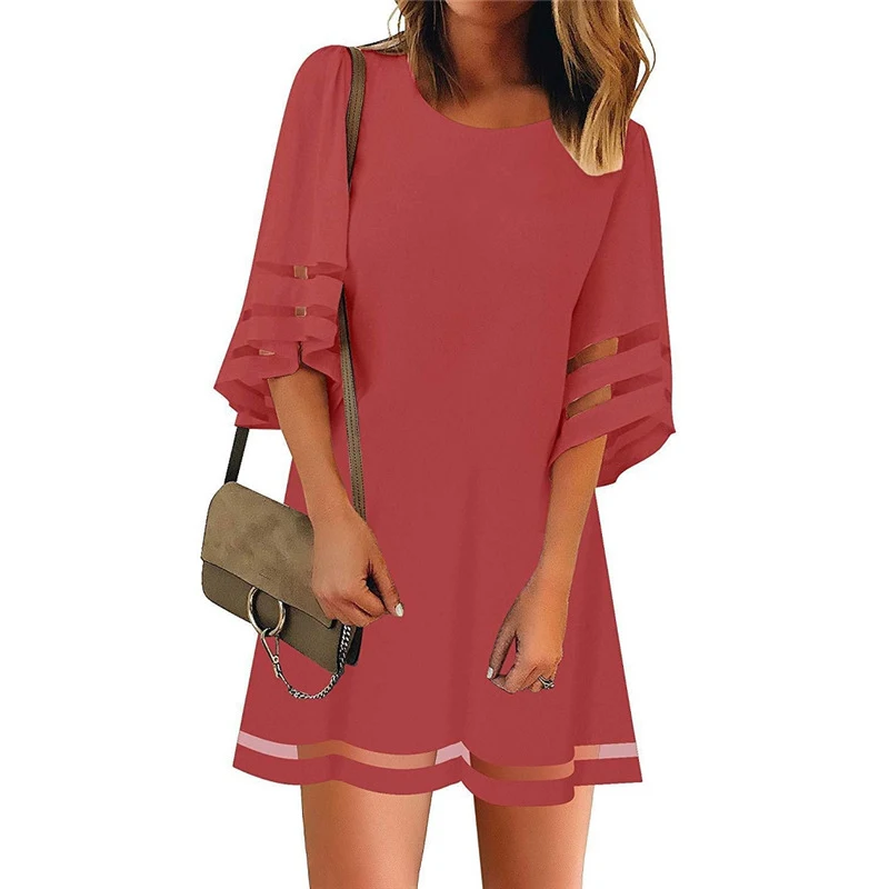 Новинка 2019 летнее платье для женщин свиданий покупок мини повседневные