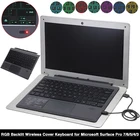 Pohiks, 1 шт., 7 дюймов, цветная клавиатура с подсветкой, Магнитный съемный планшет, беспроводная клавиатура для Microsoft Surface Pro 76543