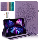 Чехол для Apple IPad Mini 6 поколения 2021 8,3 ''с 3D тиснением Олень Лось подставка кожаный чехол для IPad Mini 5 4 3 2 1 7,9'' чехол + ручка
