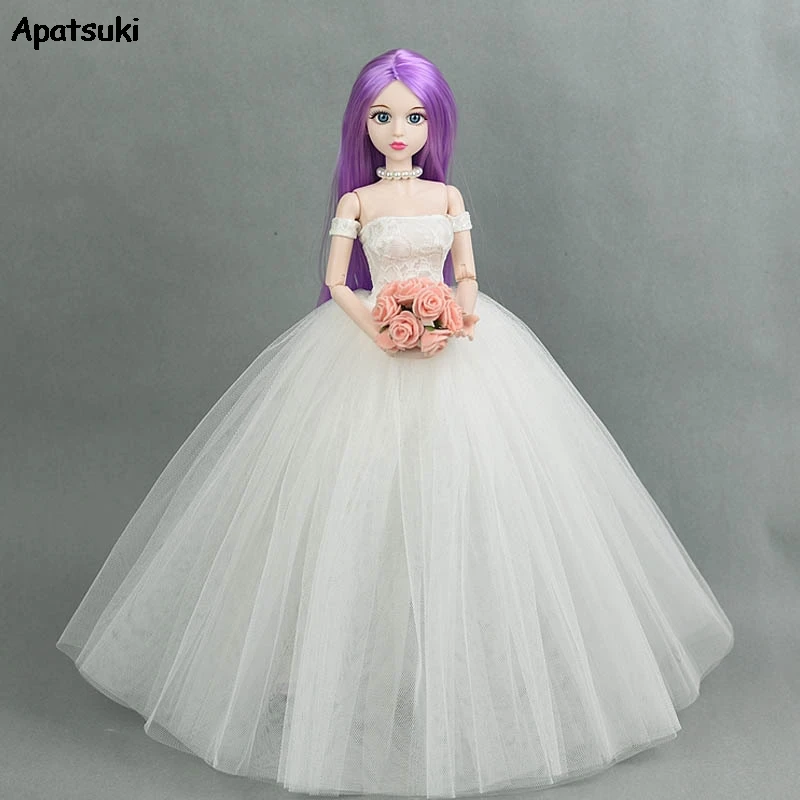 46 см Оригинальная кукла тело и голова фиолетовые волосы 1/4 BJD Обнаженная Синьи 3D