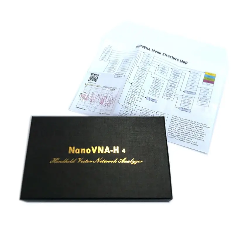

4 Inch 50KHz-1.5GHz Vector Analyzer Web NanoVNA-H4 Antenna Analyzer Shortwave
