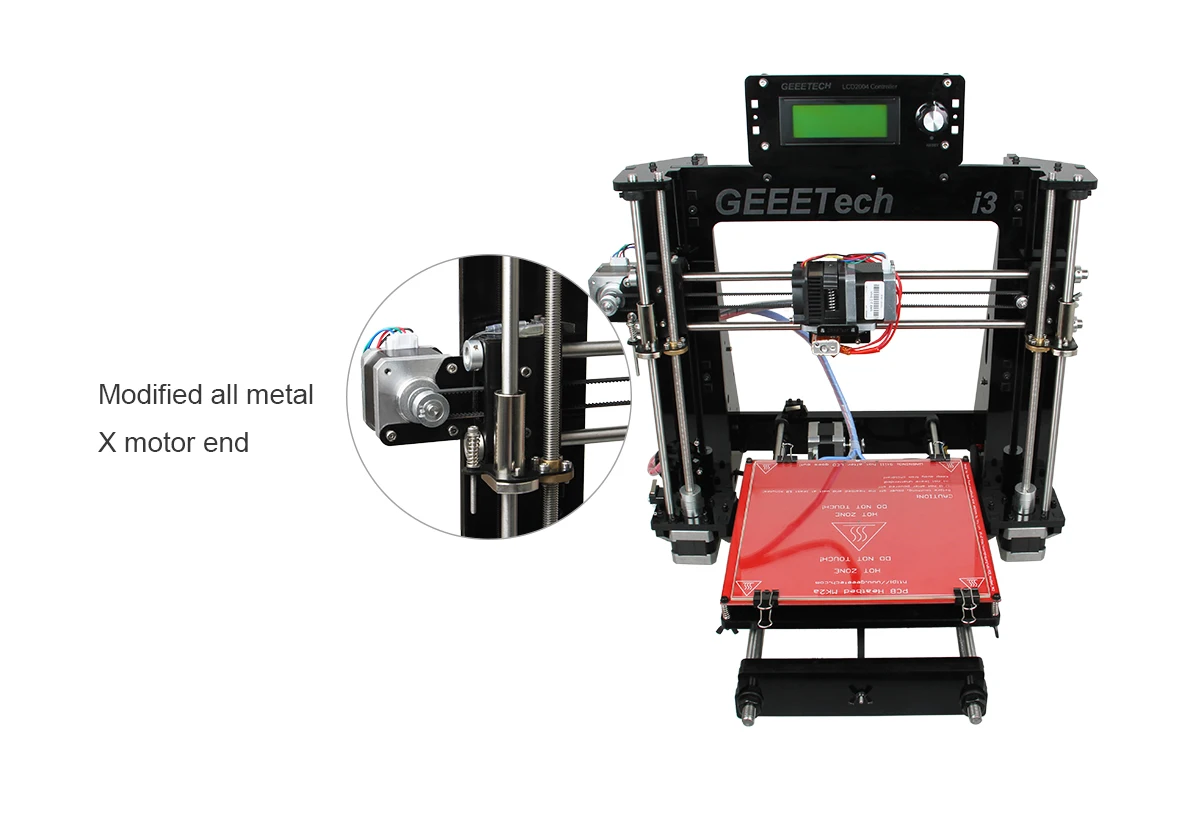 Geeetech I3 Pro B 3d принтер акриловая рамка новые Reprap Prusa DIY наборы Высокая точность Impressora ЖК зарубежный склад