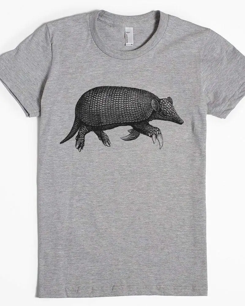 Рубашка Armadillo женская футболка графическая для женщин животные млекопитающая