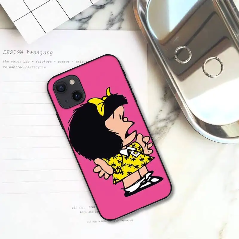 Чехол для телефона RUICHI Hot Mafalda iPhone 11 12 Mini 13 Pro XS Max X 8 7 6s Plus 5 SE XR | Мобильные телефоны и