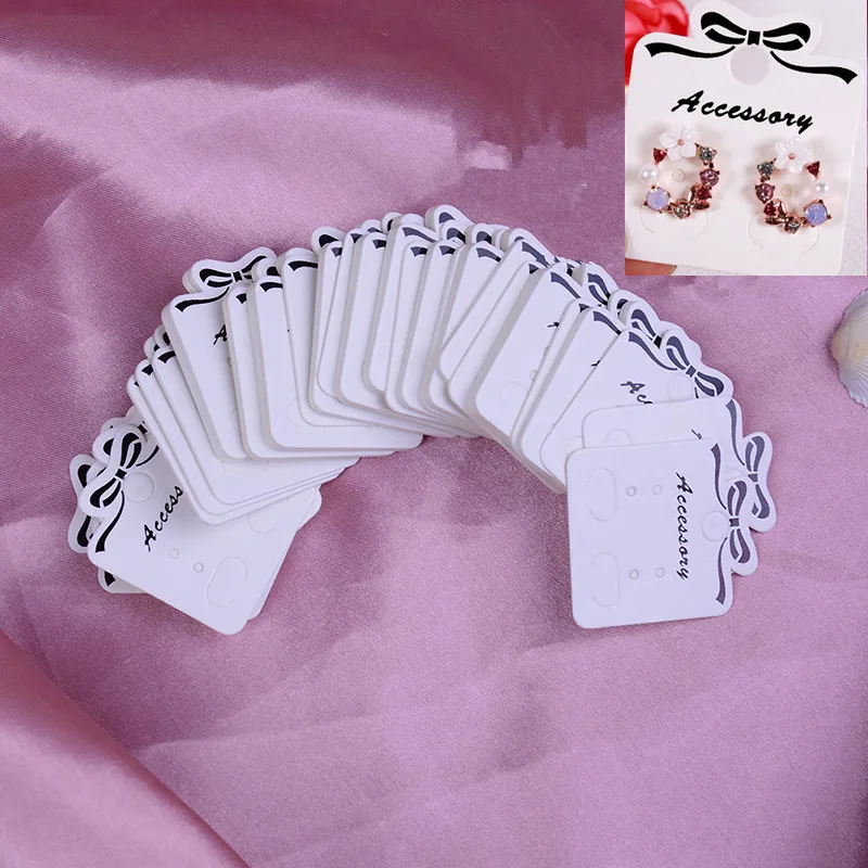 Картонные ювелирные украшения 100 шт. в упаковке|Упаковка и стойки для украшений| |