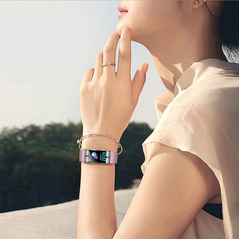 SmartWatch Body Fat Monitor Smart WristBand PPG 1.08 inch Men Women Heart Rate tracker Bracelet Calories Gym Fitness Tracker waterproof ip68 sport