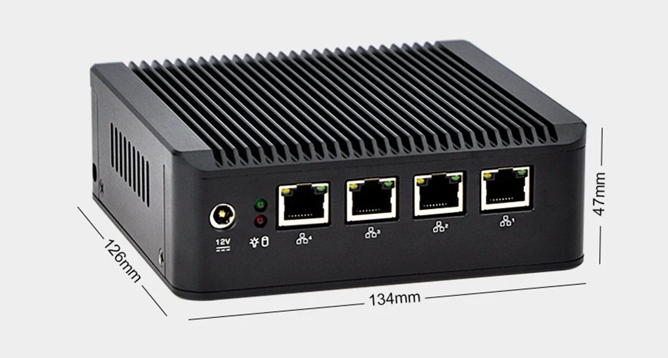 KANSUNG Intel Celeron J1900 Мини ПК четырехъядерный 4 гигабитный Lan маршрутизатор брандмауэр X86 Windows 10 безвентиляторный мини настольный ПК компьютер