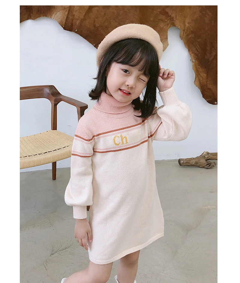 Роскошный фирменный дизайн милое платье для девочек зимнее теплое принцессы с