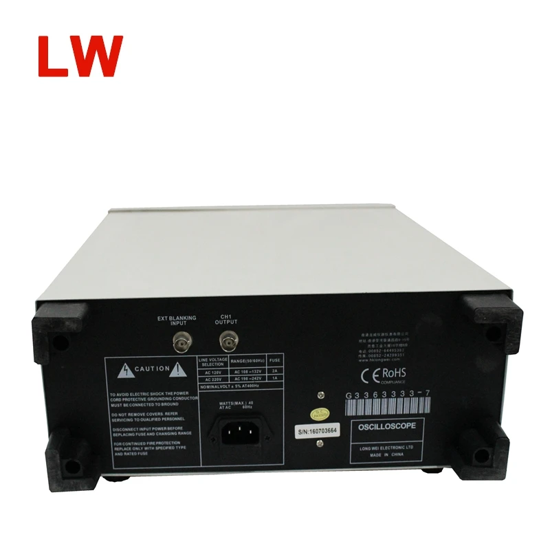 

Low cost 110v 2 channel 100 mhz oscilloscope