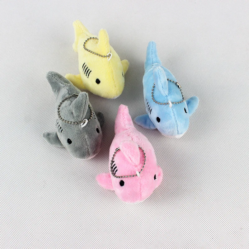 10cm Small Shark Plush Toy Children's Fish Stuffed Doll Toys Accessories can be Used as a Keychain Plush Gifts Birthday Gifts