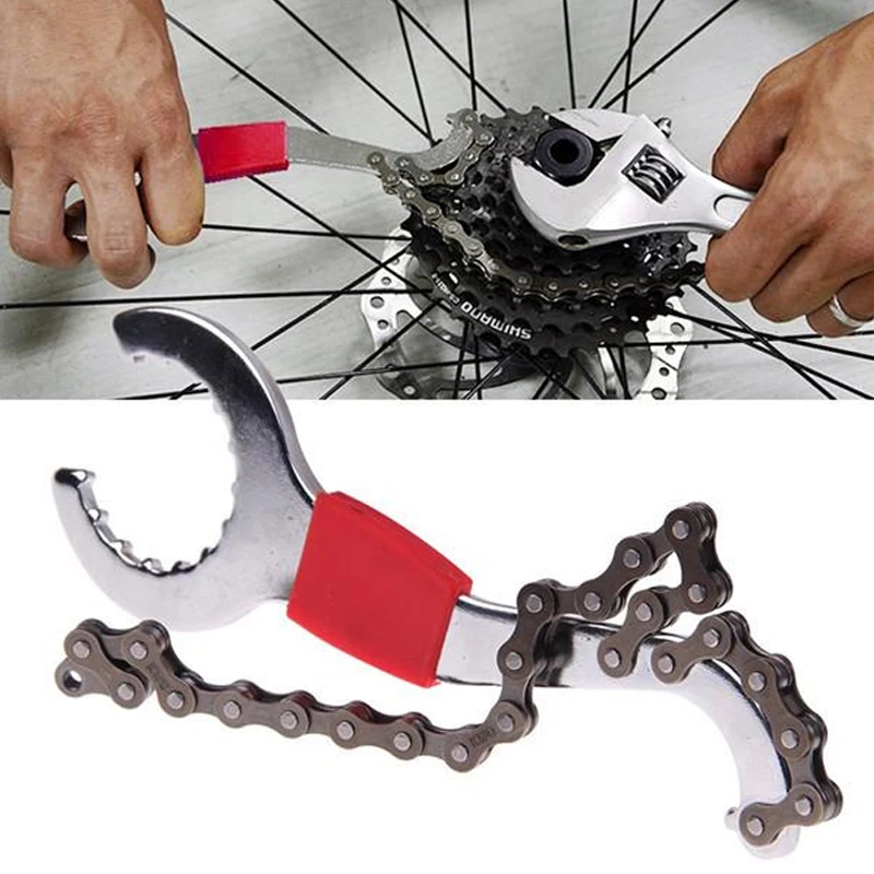 

X Autohaux Bike Chain Whip Bottom Bracket Freewheel Wrench Repair Tool