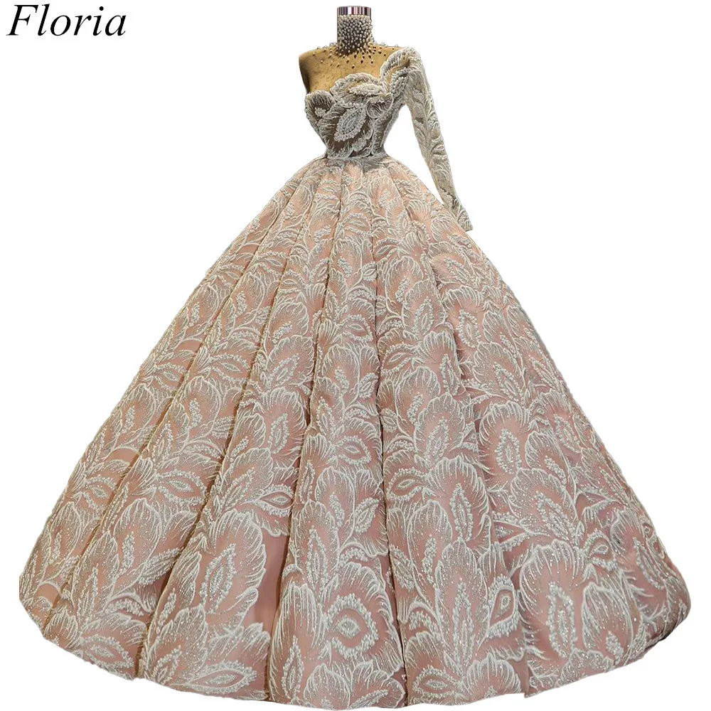 

Floria 2021 Wedding Dress for Bride Marriage Party Ball Gowns Luxury Women's Dresses Plus Size Bridal Collection Set CXF68