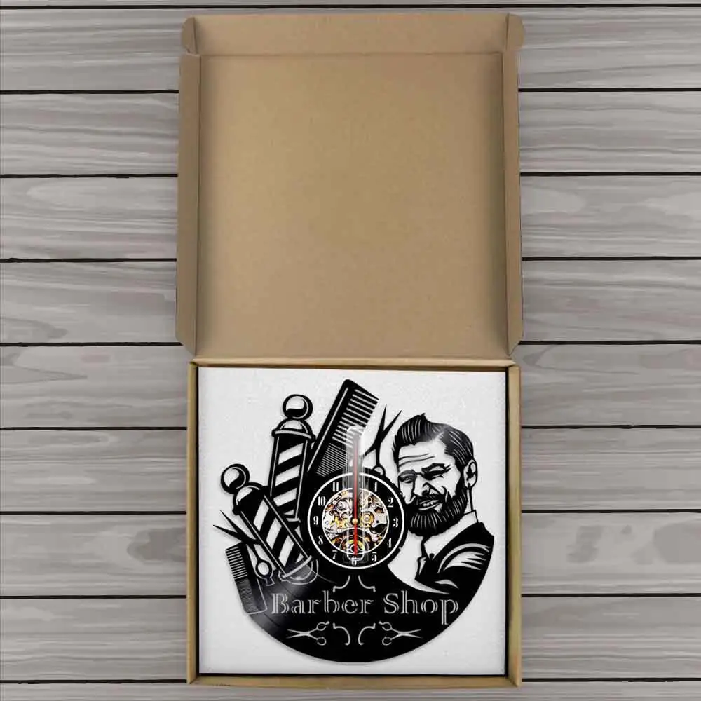 Настенные часы для парикмахерских виниловые настенные парикмахерские