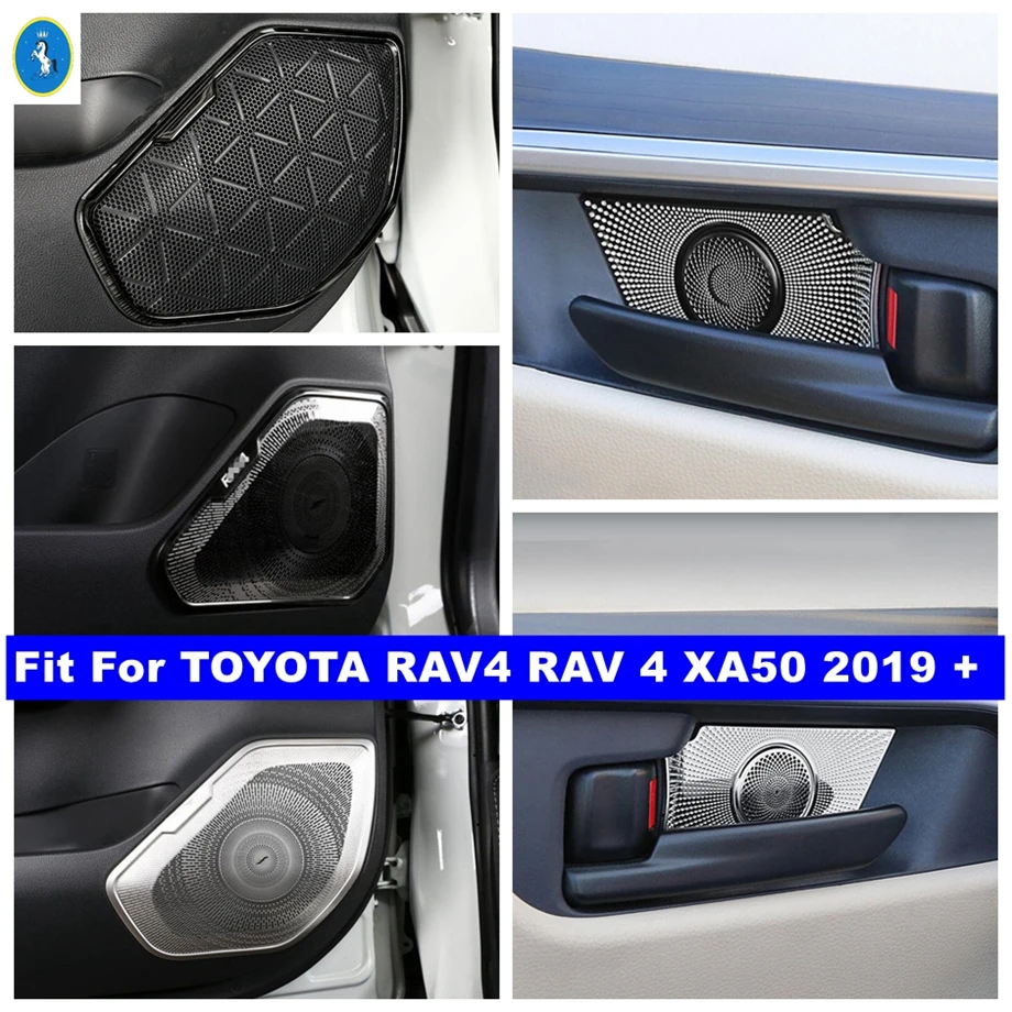 

Car Door Handle Bowl Stereo Speaker Audio Sound Panel Cover Trim Fit For TOYOTA RAV4 RAV 4 XA50 2019 - 2023 Interior Accessories
