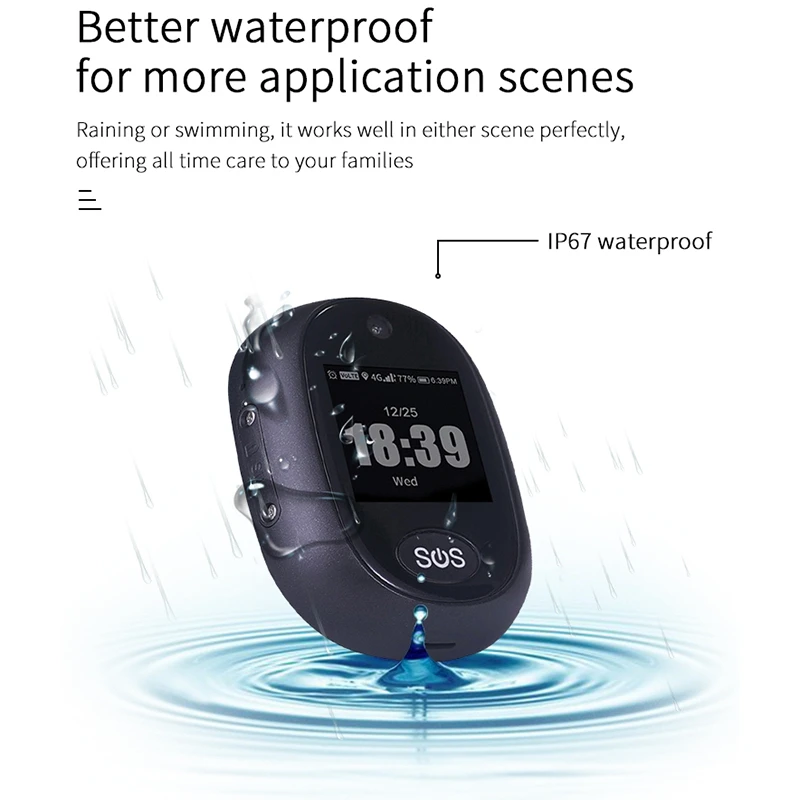 

REACHFAR RF-V45 4G GPS Personal Tracker Mini GPS Kids Tracker 4G LTE 3G WCDMA 2G GSM Pets GPS Tracker Free APP Platform