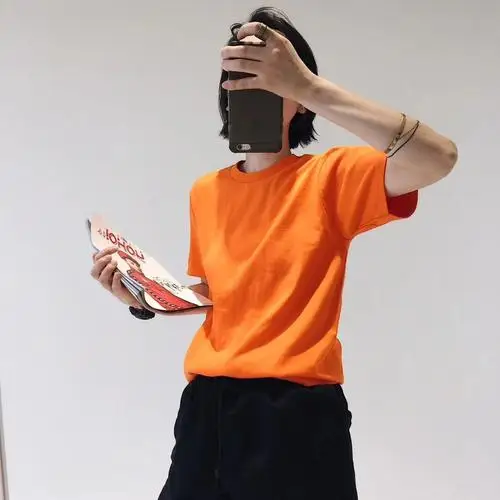 

T Shirt Women Clothes red 2020 Fashion Tee Top Fashion Cotton Ladies Tee Shirt