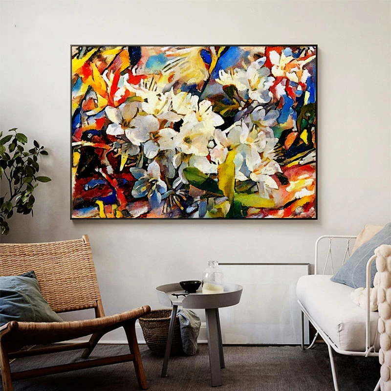 

Abstract Flowers Canvas Art Wall Paintings Home Decor Canvas Prints Flowers Modern Wall Posters for Living Room Cuadros