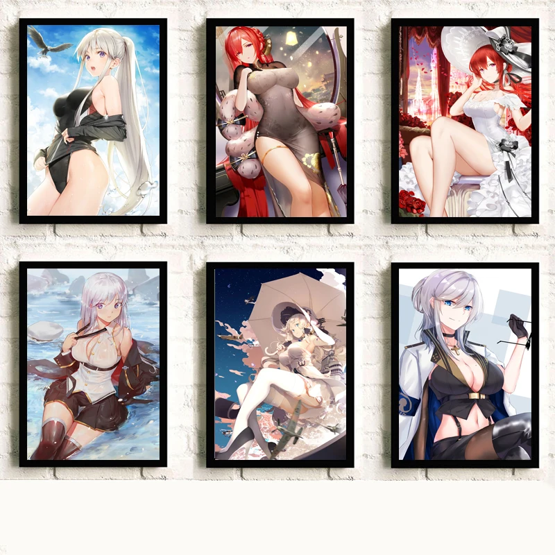 Домашний декор Hd с Azur Lane предприятия Monarch Illstrious Washington картина в стиле аниме Nordic