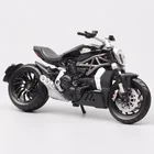 118 масштаб bburago 2016 Ducati Xdiavel S Cruiser мотоциклетный велотренажер литые игрушечные модели Миниатюрные гоночные детские для коллекции