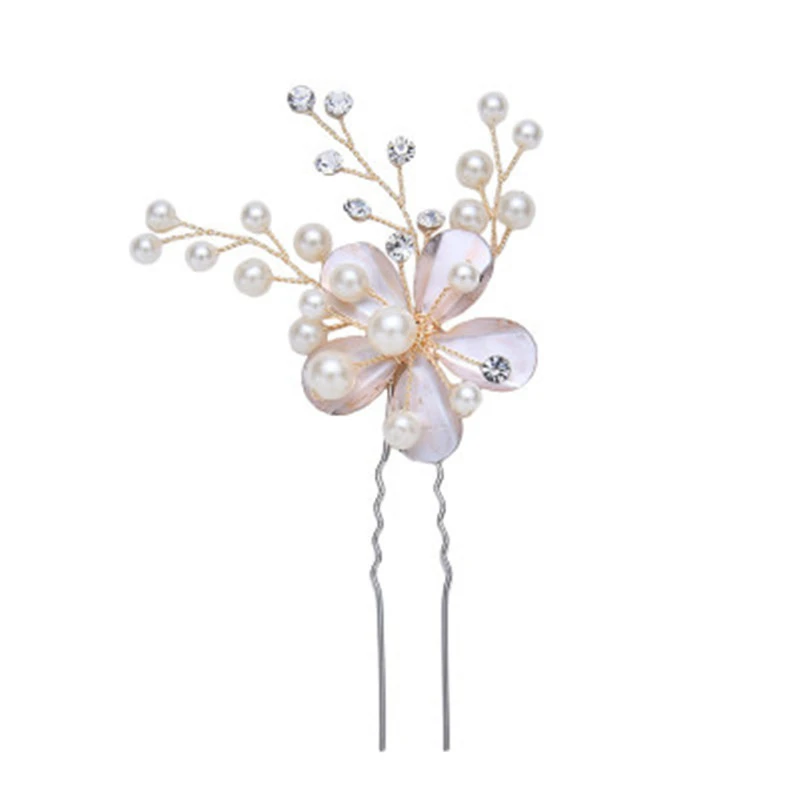 Круглая жемчужная Свадебная заколка женские свадебные украшения аксессуары