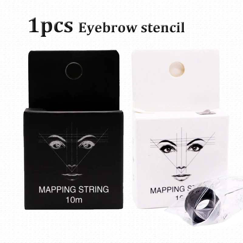 

1pc Microblading Mapping String Pre-Inked Eyebrow Marker Thread Tattoo Brows Point 10m Pre Inked Tattoo PMU String Wholesale