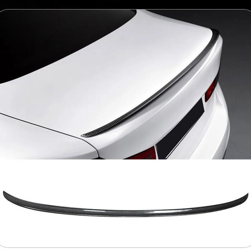 

CEYUSOT FOR New BMW G30 Real Carbon Fiber Spoiler Accessories 2018 2019 20 BMW5 Series 525i 530i 540i Car Spoiler Wing M5 Style