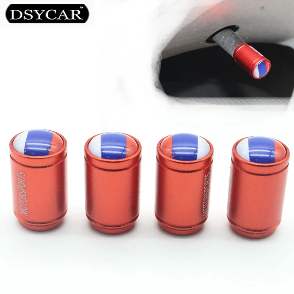 Универсальный Автомобильный флаг DSYCAR 4 шт./компл. колпачок на клапан колеса