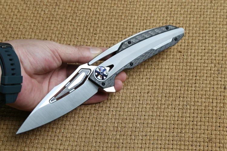 DICORIA ZT0999 тактический складной нож KVT подшипник M390 лезвие CF+ титановая ручка походные охотничьи уличные ножи для выживания EDC инструмент