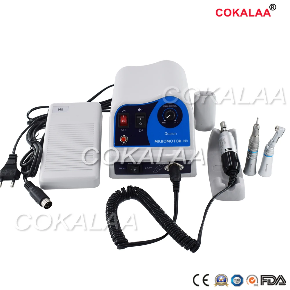 

Dental brushless jewelry E type micromotor for dental Polishing set with straight handpiece