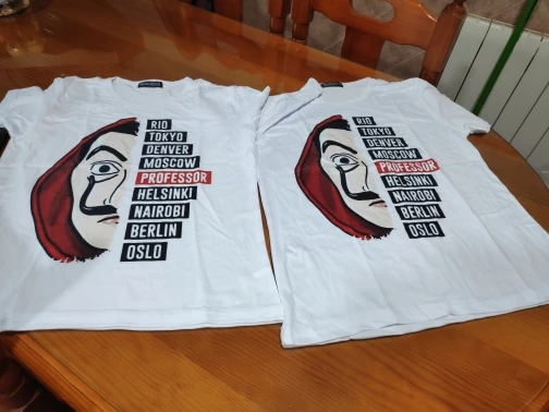 Женская футболка с принтом бумажный дом белая забавным топом новая женская