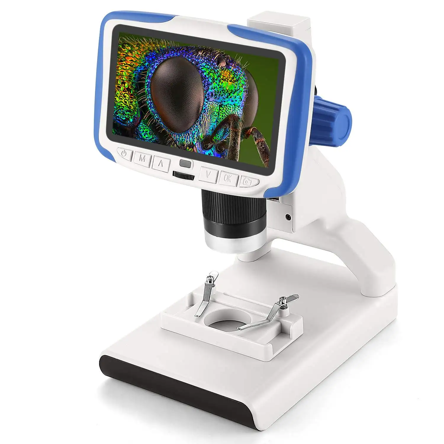 

AD205 5 inch 1080P Digital Microscope With HD Sensor USB Microscope For Phone Repair Soldering Tool Jewelry Appraisal Biologic