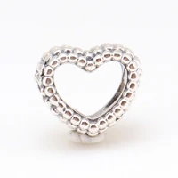 authentic 925 sterling silver beads creative heart shaped fashion wish beads fit original pandora bracelet for women diy jewelry
