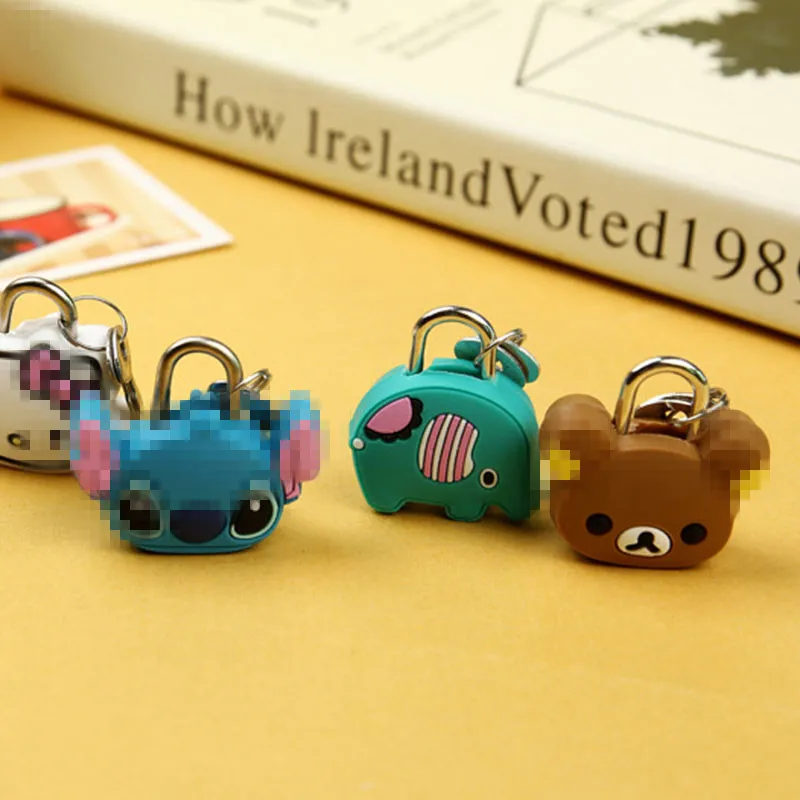 Мини Мультяшные замки на молнии сумка рюкзак выдвижной ящик замок для багажа с