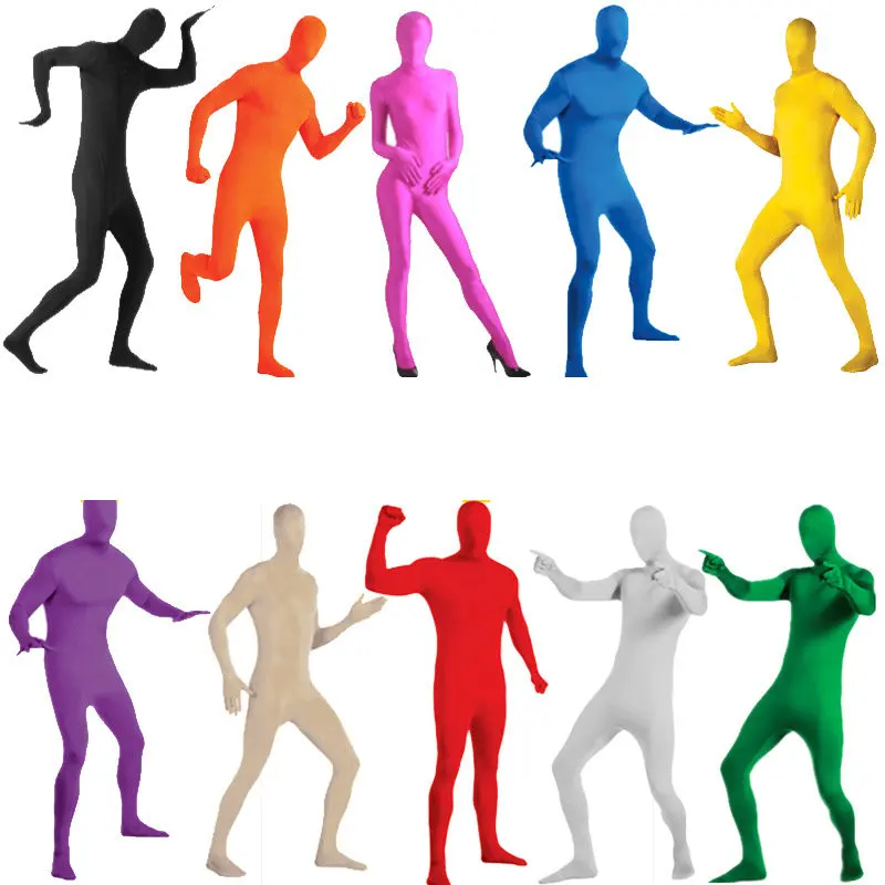 New Year Costumes Stealth Suit Onesie Suits Stage Black Man Invisibility Cloak Show Performance Jumpsuits |