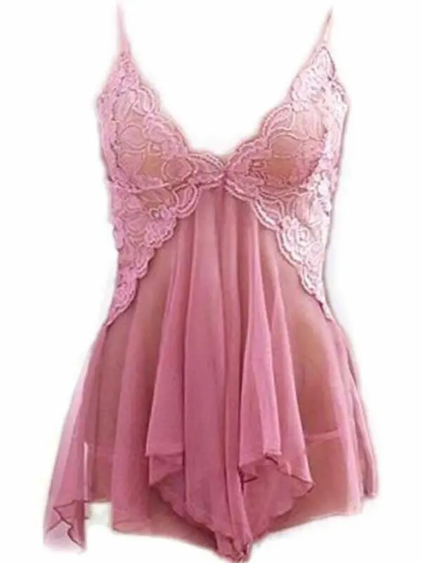 

Sexy Women Deep V-Neck Chiffon Dress Sleeveless Low-cut Slip Mini Dress Female Lace Pleated Dress Asymmetrical Dress