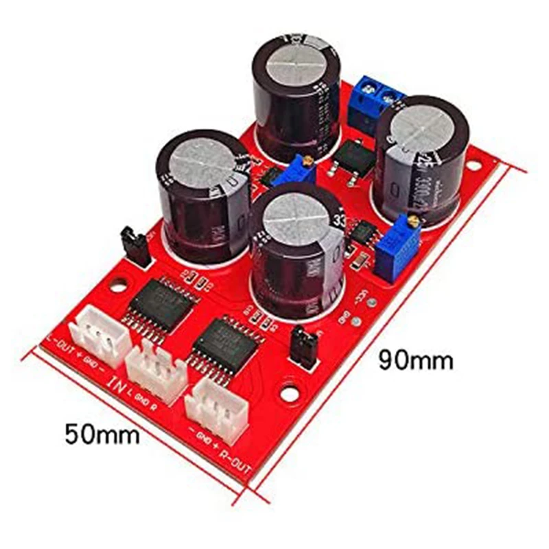 

DRV134 Audio Balanced Drive Unbalanced to Balanced Board Differential Output Amplifier for Dual Channel to BTL Output