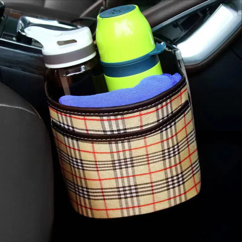 

Waterproof Car Trash Can Bin Auto Car Accessories Organizer Garbage Dump For Trash Can Cars Storage Pockets Multifunctional Port