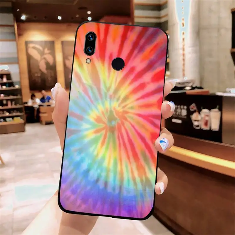 

Tie dye color pattern Phone Case For Xiaomi Redmi note 7 8 9 t max3 s 10 pro lite funda cover coque shell