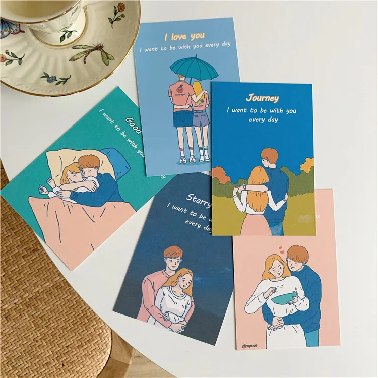 5 листов декоративная открытка для фотографий|Карты и Пачка карточек| |