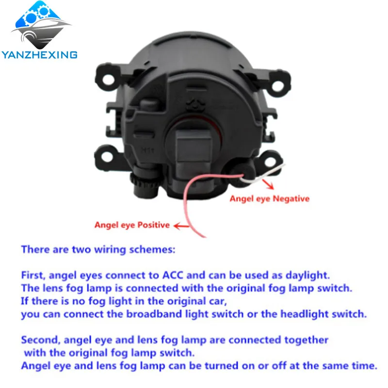 2 шт. новые ангельские глазки на передний бампер для автомобильного стайлинга